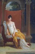 Alexandre-Evariste Fragonard Madame Recamier painting